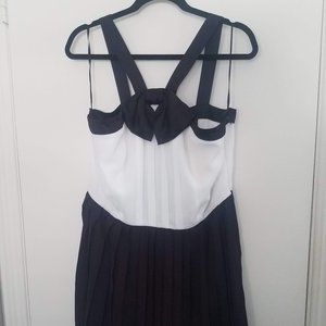 Prabal Gurung for Target Bow Dress 16 Black White